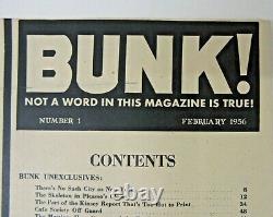 Rare 1956 first issue BUNK! Magazine V1 #1 Marilyn Monroe HIGH GRADE Stan Lee