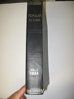 Rare 3rd Year 1934 April -1935 March POPULAR FLYING MAGAZINE, Vol. 3, No. 1-to-12