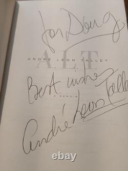 Rare Andre Leon Talley Memoir Signed First Edition Fashion Vogue Magazine A. L. T