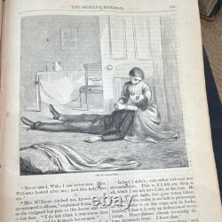 Rare Antique Harper's New Monthly Magazine Bound Volumes (5 Books) -19th Century