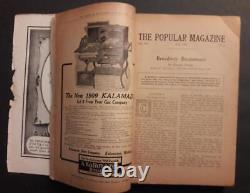 Rare Complete 1909 The Popular Magazine J C Leyendecker Cover Art Baseball