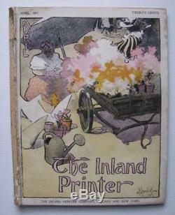 Rare Complete April 1897 Inland Printer Magazine J. C. Leyendecker Will Bradley