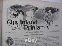 Rare Complete April 1897 Inland Printer Magazine J. C. Leyendecker Will Bradley