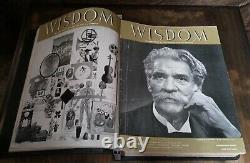 Rare Limited Edition Complete Jan Dec 1956 Wisdom Set With Binder 1st Edition