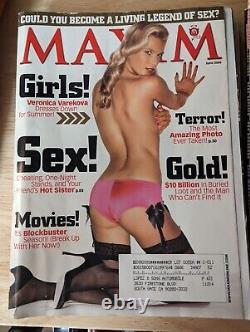 Rare Lot 13 Fhm Stuff Maxim Magazines Janet Jackson Christina Aguilera Eva