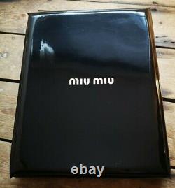 Rare Miu Miu Autumn Winter 2018 Fashion Campaign Book Magazines Box Collectible