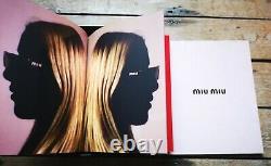 Rare Miu Miu Autumn Winter 2018 Fashion Campaign Book Magazines Box Collectible