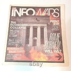 Rare RED? INFO WARS #1 SEPT 2012 AUSTIN TEXAS First ISSUE ALEX JONES Vol 1st