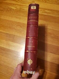 Rare Revue Egyptologique Magazine Vols I-ii 1880-81 Bound In One Volume