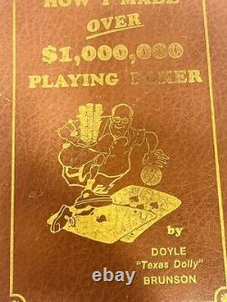 Rare Signed Super System Doyle Brunson 1st Edition