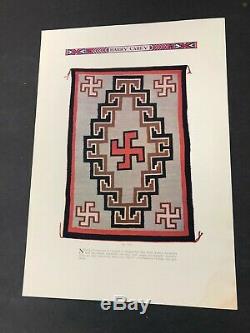 Rare Vintage Booklet 1925 Harry Carey Trading Post Navajo Rugs