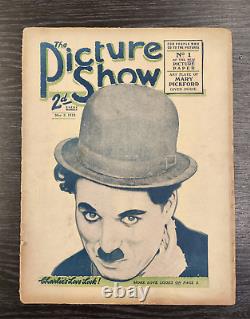 Rare Vintage Picture Show Magazine 1st Edition, Charlie Chaplin 3 May 1919