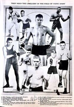 Rare Vintage Reprint of First Ever Edition of Boxing's Ring Magazine, 15.02.1922