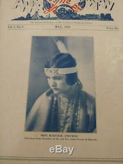 Rare signed No. 1, Vol. 1 The American Indian magazine Oct. 1926 + May 1928