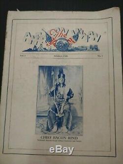 Rare signed No. 1, Vol. 1 The American Indian magazine Oct. 1926 + May 1928