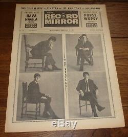 Record Mirror 9 February 1963 The 1st Beatles National Music Paper Front Cover