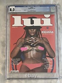 Rihanna Full Nude 2014 Lui Magazine #7 French May 2014 CGC 8.0? Super Bowl