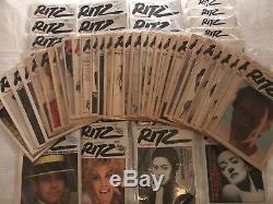 Ritz Magazine, large collection, 66 issues