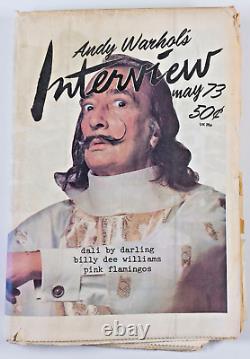 SALVADOR DALI Iggy Pop FRAN LEBOWITZ Rudi Gernreich WARHOL Interview magazine US