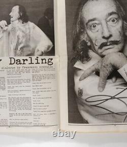 SALVADOR DALI Iggy Pop FRAN LEBOWITZ Rudi Gernreich WARHOL Interview magazine US