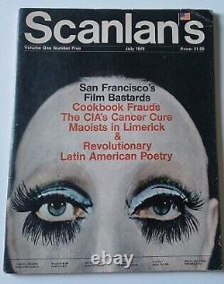 SCANLAN'S Volume One #5 July 1970 San Francisco Film LGBTQ RALPH STEADMAN