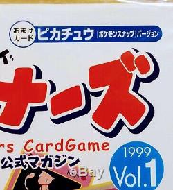 SEALED 1999 Pokemon Card Trainer Magazine Vol 1 Pikachu Snap PSA 10 VINTAGE