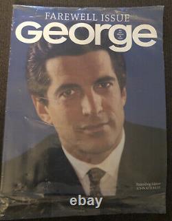 SEALED GEORGE MAGAZINE Farewell Issue John F. Kennedy Jr May 2001 Vol 6 No 1 JFK