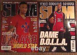 SLAM MAGAZINE LOT (2x) Damian Lillard First Cover WORLDSTAR- The Music Issue