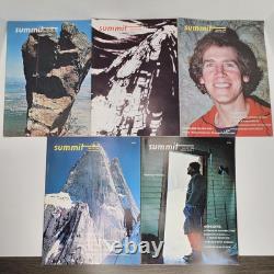 SUMMIT A Mountaineering Magazine Huge Lot Of 60 Magazines 1974 1989