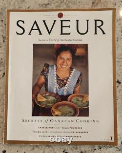 Saveur Mag. Premier Issue # 1Summer'94 Good Cond. Inscribed by Exec Editor