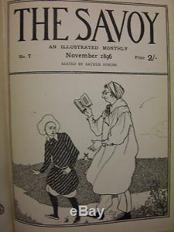 Savoy Oct-Nov-Dec 1896 Beardsley Symons Yeats Conrad