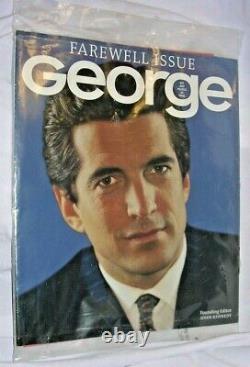 Sealed George Magazine Farewell Issue John F. Kennedy Jr May 2001 Vol 6 No 1 JFK