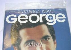 Sealed George Magazine Farewell Issue John F. Kennedy Jr May 2001 Vol 6 No 1 JFK