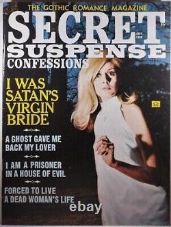 Secret Suspense Confessions #1 Vf- Controversial Gothic Horror Magazine 1968