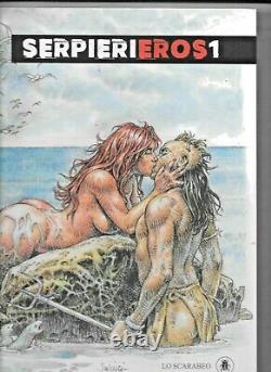 Serpieri Eros 1 Lo Scarabeo 2020 HC 1st Ed Druuna Heavy Metal Artist 98pp VF/NM