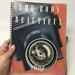 Set of 4 Vintage 1939 First Edition The Body Beautiful Nude Portrait Magazines
