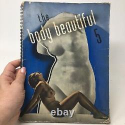 Set of 4 Vintage 1939 First Edition The Body Beautiful Nude Portrait Magazines