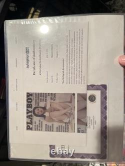 Shannen Doherty Playboy Collection-autographed Photo-coa- German Playboy-RARE