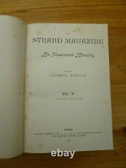 Sherlock Holmes 1st Edition Of Adventure Stories The Strand Magazine V / 5