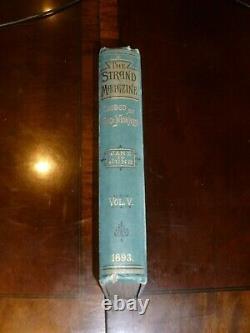 Sherlock Holmes 1st Edition Strand Magazine Vol 5 V. G. Condition Original Covers