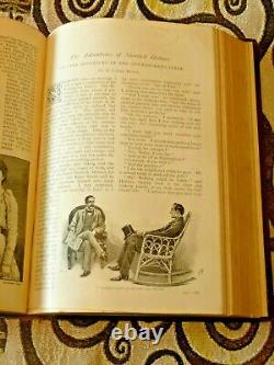 Sherlock Holmes 1st Edition The Strand Magazine Antique Hardback Volume V 1893