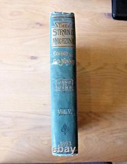 Sherlock Holmes 1st Edition the Strand Magazine Vol V/5 in Very Good Condition