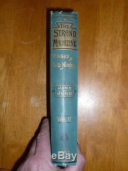 Sherlock Holmes Strand Magazine 1st Ed Jan June 1893 Vol 5 Superb Delux Ed