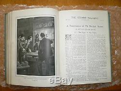 Sherlock Holmes true 1st Edition Strand Magazine 1908 Vol XXXVI Delux Gold Leaf
