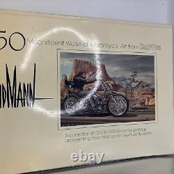 Signed Copy Mann 50 Magnificent Motorcycle Art From Easyriders 87 With Letter