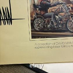 Signed Copy Mann 50 Magnificent Motorcycle Art From Easyriders 87 With Letter