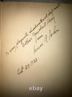 Signed Lenox R. Lohr NBC President Book Magazine Publishing 1932 First Edition