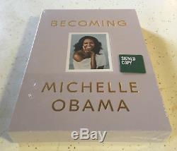 Signed MICHELLE OBAMA Becoming Deluxe GIFT BOX EDITION US Signed Copy NEW Mint