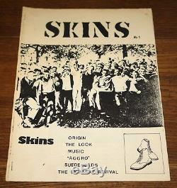 Skins Number #1 Uk Skinhead Oi! Punk Zine 1979 Last Resort Sham Slade Suedeheads