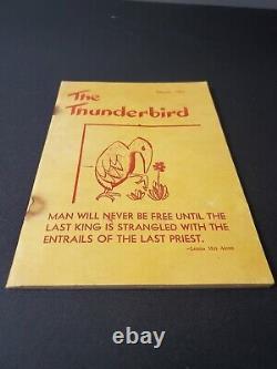 Some Implications Of Anarchy The Thunderbird Vol VI No 3 Rare Please Read